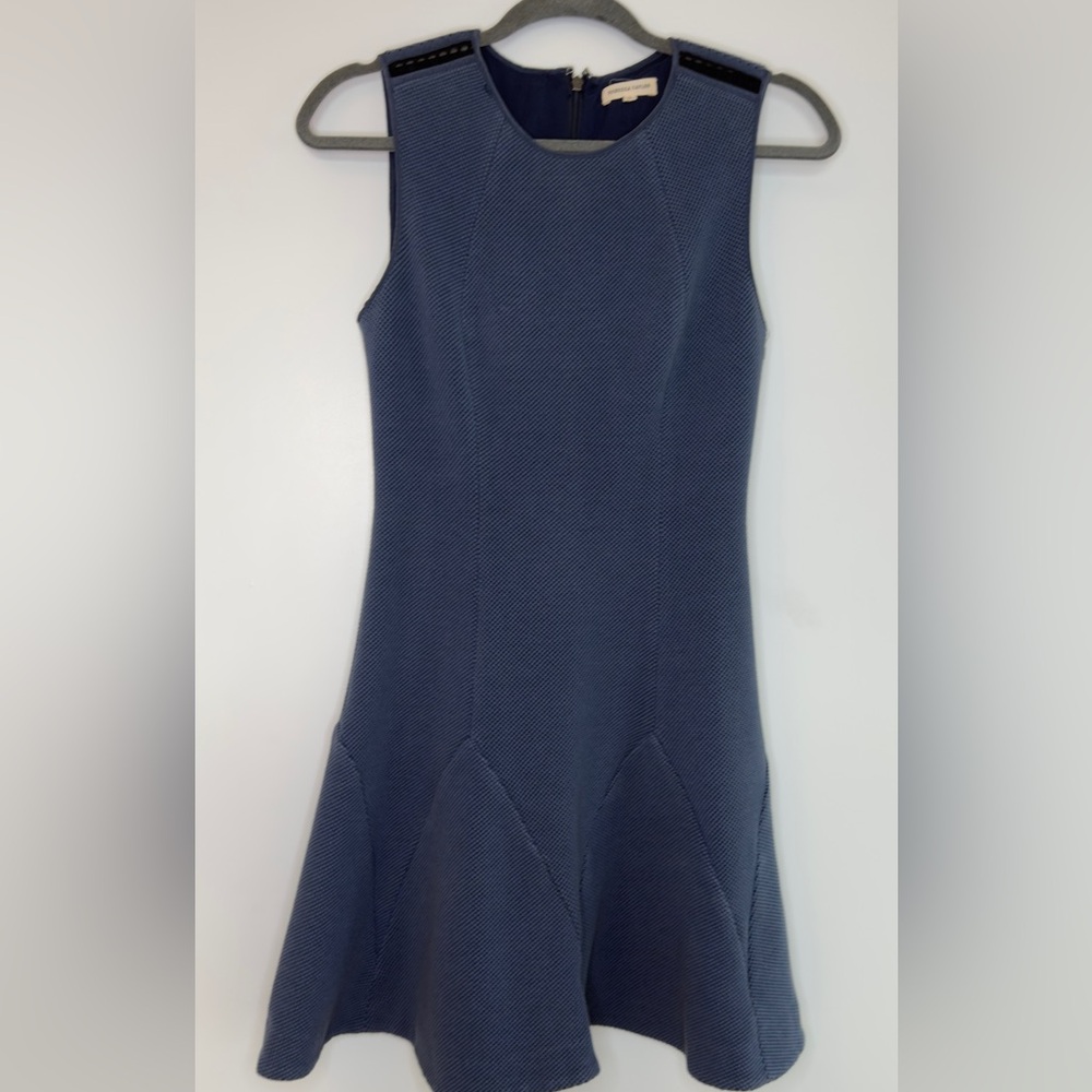 Rebecca Taylor Textured Navy Dress